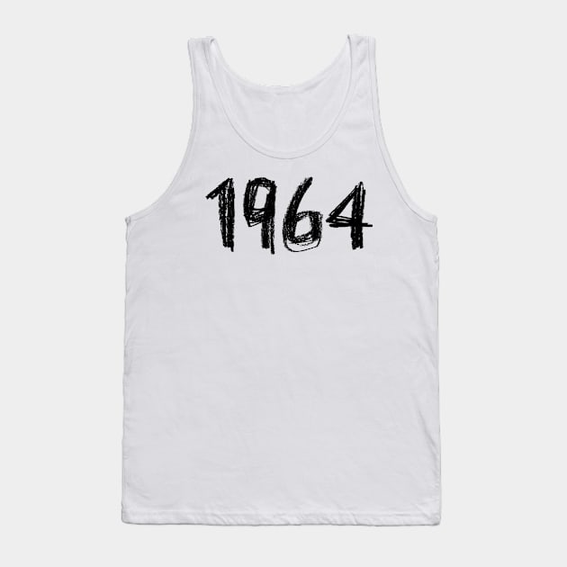 Year 1964, Born in 1964 Tank Top by badlydrawnbabe